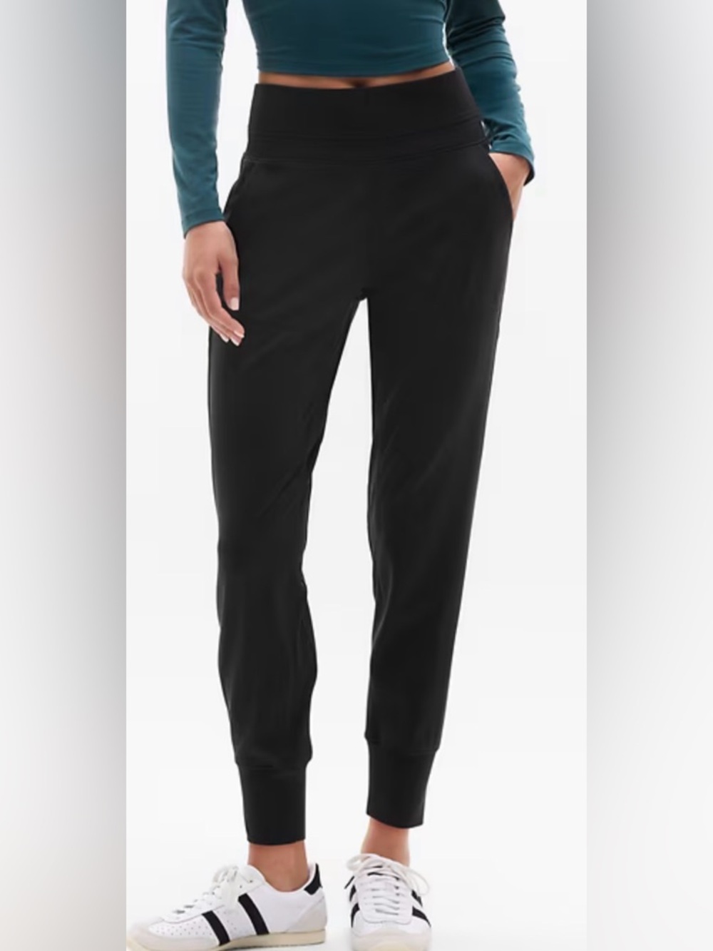 Athleta Black Track Joggers